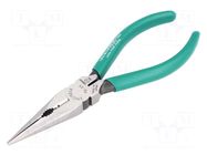 Pliers; for gripping and cutting,half-rounded nose,universal ENGINEER