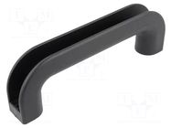 Holder; polyamide; black; H: 60mm; L: 188mm; W: 28mm; handle FATH