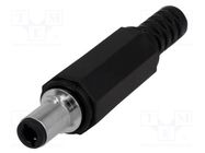 Connector: DC supply; plug; female; 5.5/2.5mm; with lock; 2A; 16VDC CLIFF