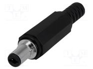 Connector: DC supply; plug; female; 5.5/2.1mm; with lock; 2A; 16VDC CLIFF