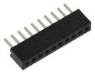 CONNECTOR, RCPT, 10POS, 1ROW, 1.27MM