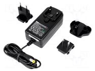 Power supply: switching; mains,plug-in; 12VDC; 2A; 24W; 82.1%; LED SUNNY