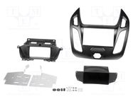 Radio frame; Ford; 2 DIN; matt black PER.PIC.