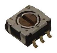 ROTARY SWITCH, DPDT, 0.1A, 16VAC, SMD