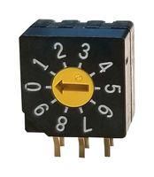 ROTARY CODE SW, 10POS, BCD, 0.1A, 5V