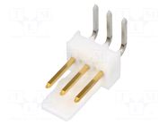 Connector: wire-board; socket; male; PIN: 3; KK 254; angled 90°; THT MOLEX