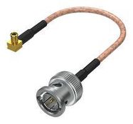 RF CABLE ASSY, BNC PLUG-MCX PLUG, 254MM