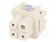 Connector: HDC; contact insert; female; GWconnect; PIN: 4; 10A; 400V MOLEX
