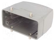 Enclosure: for HDC connectors; size 16B; for cable; high; metal MOLEX