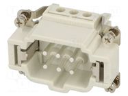 Connector: HDC; contact insert; male; GWconnect; PIN: 6; 16A; 500V MOLEX