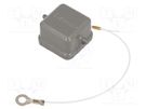 Protection cover; size 3A; cord; for latch; metal; 7803.6804.0 MOLEX