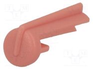 Pointer; plastic; pink; push-in; arrow OKW