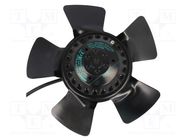 Fan: AC; axial; 230VAC; Ø195x73mm; 740m3/h; 65dBA; ball bearing EBM-PAPST