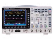 Oscilloscope: digital; DSO; Ch: 4; 100MHz; 2Mpts; LCD 8"; ≤3.5ns GW INSTEK