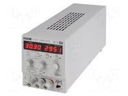 Power supply: programmable laboratory; Ch: 1; 0÷30VDC; 0÷3A; 1mV AIM-TTI