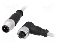 Cable: for sensors/automation; plug; PIN: 4; 1m; Insulation: PVC HARTING