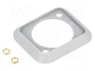 Socket gasket; grey; XLR standard; 19x24mm; FT CLIFF