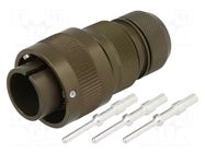 Connector: military; plug; male; PIN: 3; VG95234; 41A; straight AMPHENOL AIR