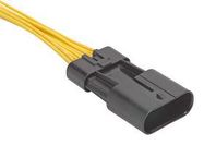 CONNECTOR HOUSING, PLUG, 8POS