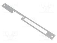 Frontal plate; for electromagnetic lock,1400 series; grey LOCKPOL