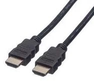 CABLE, HDMI A PLUG-PLUG, BLACK, 1.5M