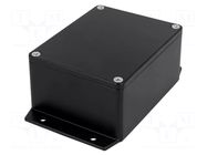 Enclosure: multipurpose; X: 90mm; Y: 115mm; Z: 55mm; aluminium; black GAINTA
