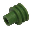 CABLE SEAL, GREEN, 2.03-2.85MM, SILICONE