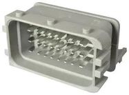 AUTOMOTIVE CONN, PLUG, 24POS, PCB, GREY