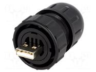 Connector: USB A; plug; Data-Con-X; for cable; straight; USB 2.0 SWITCHCRAFT