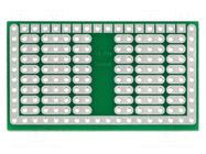 Board: universal; single sided,prototyping; W: 27.3mm; L: 46.99mm ROTH ELEKTRONIK GMBH