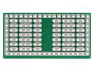 Board: universal; single sided,prototyping; W: 24.76mm; L: 46.99mm ROTH ELEKTRONIK GMBH