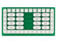 Board: universal; single sided,prototyping; W: 17.14mm; L: 31.75mm ROTH ELEKTRONIK GMBH