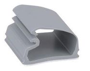 CABLE CLAMP, PVC, 23.6MM, GREY, PK50