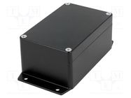 Enclosure: multipurpose; X: 80mm; Y: 125mm; Z: 57mm; aluminium; black GAINTA