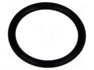O-ring gasket; NBR caoutchouc; Thk: 1mm; Øint: 7.9mm; black FIX&FASTEN
