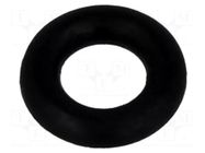 O-ring gasket; NBR caoutchouc; Thk: 1.78mm; Øint: 3.6mm; black FIX&FASTEN