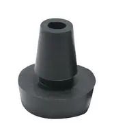 FEET, ROUND, TPE, PRESS FIT, 8.12MM, BLK