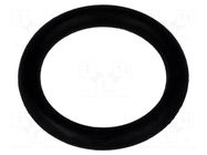 O-ring gasket; NBR caoutchouc; Thk: 2mm; Øint: 11mm; black FIX&FASTEN