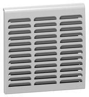 METAL OUTLET GRILL, VENTILATION SYS, GRY