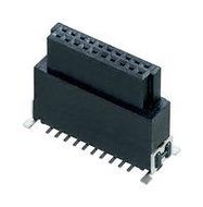 CONNECTOR, RCPT, 20POS, 2ROW, 1.27MM