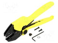 Tool: for crimping; 6mm2; without crimping dies; terminals AMPHENOL