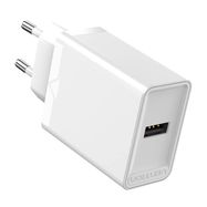Wall charger USB-A Vention FAAW0-EU 12W 2.4A (white), Vention