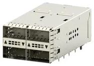 I/O CONN, ZQSFP+, RCPT, 152POS, PRESSFIT