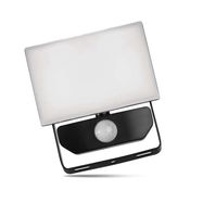 LED Floodlight TAMBO with motion sensor, 10 W, 1000 lm, black, EMOS
