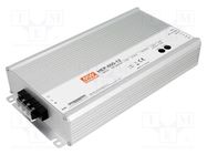 Power supply: switched-mode; for building in,modular; 600W; 96% MEAN WELL