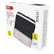 LED floodlight SOLO portable with PIR, black, neutral white, EMOS