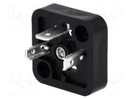 Connector: valve connector; socket; form A; 18mm; male; PIN: 3; 250V MOLEX