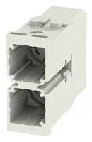 HEAVY DUTY MODULE, PLUG, 2POS, CRIMP