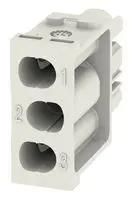 HEAVY DUTY MODULE, RCPT, 3POS, 16-8AWG