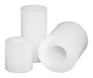 SPACER, ROUND PVC 0.25INX12.7MM